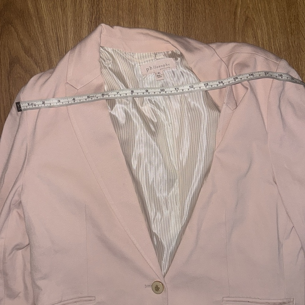 Philosophy Pink Tailored Blazer for Formal Occasions - Picture 6 of 7